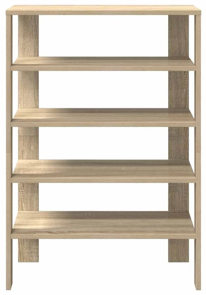 Ράφι παπουτσιών Sonoma Oak 61x32x87,5 cm Κατασκευασμένο ξύλο - Καφέ