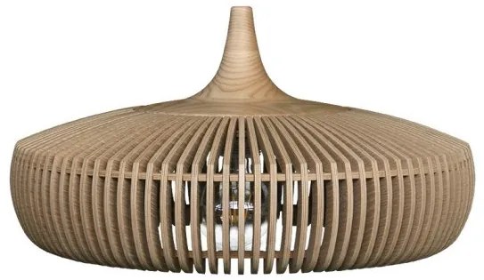Καπέλο Κρεμαστού Φωτιστικού 1xE27 Δρυς Φ43cm Clava Dine Wood Umage-2343-Μπεζ 2343