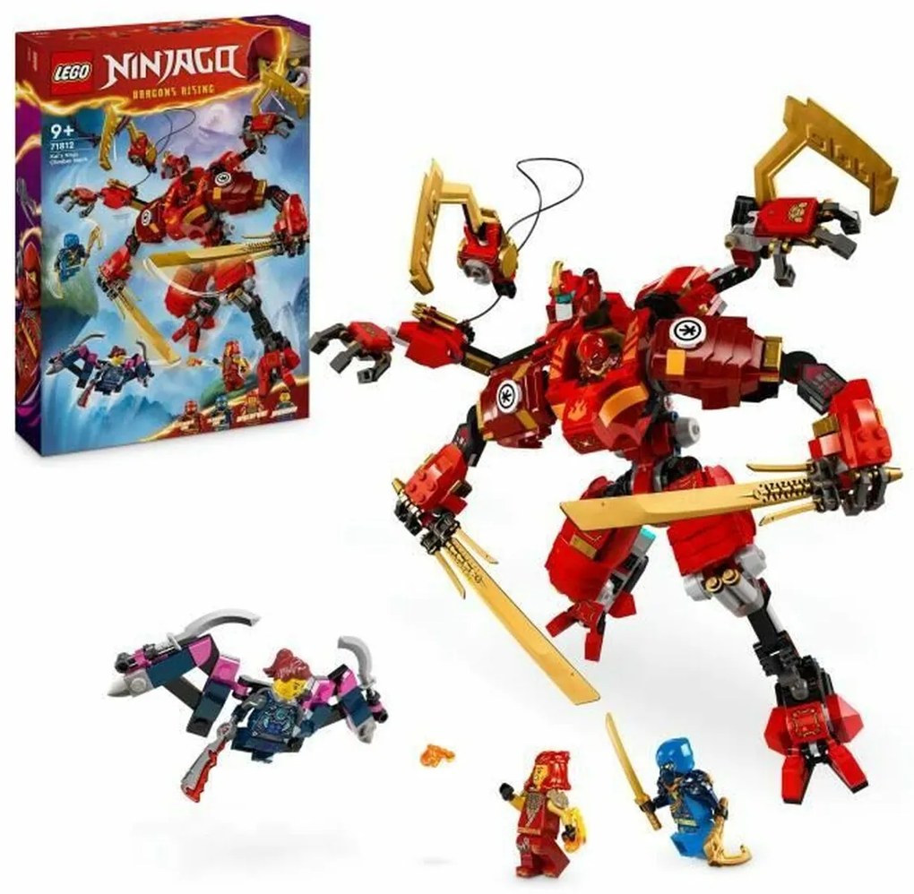 Παιχνίδι Kατασκευή Lego NINJAGO 71812 Kai&#039;s Ninja Climbing Robot Πολύχρωμο