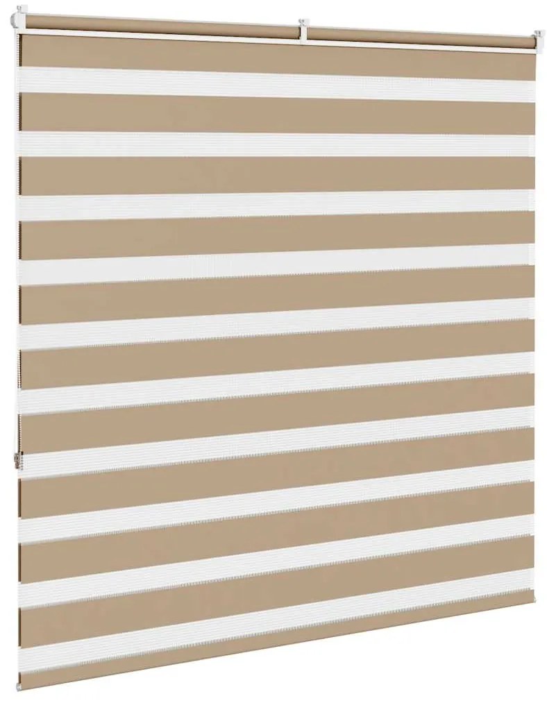 vidaXL Ζέβρα τυφλή 145x150 cm Πλάτος υφάσματος 140,9 εκ. Πολυεστέρας