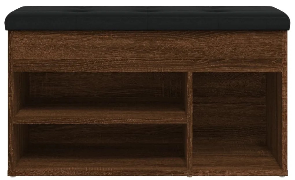 vidaXL Παπουτσοθήκη Καφέ Δρυς 82x32x45,5 εκ. από Επεξεργασμένο Ξύλο