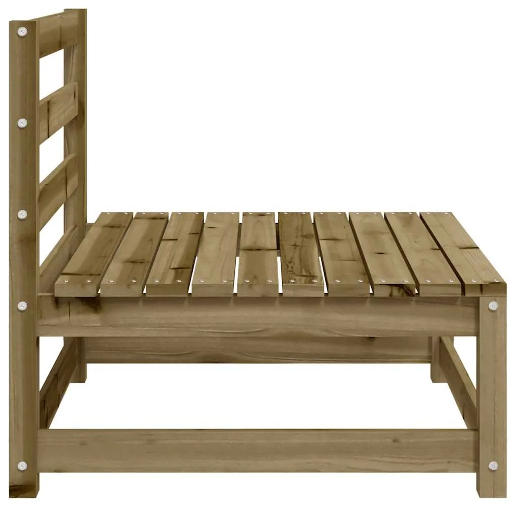 vidaXL Καναπέδες Κήπου Χωρίς Μπράτσα 70x70x67 εκ. Επεξ. Πεύκου