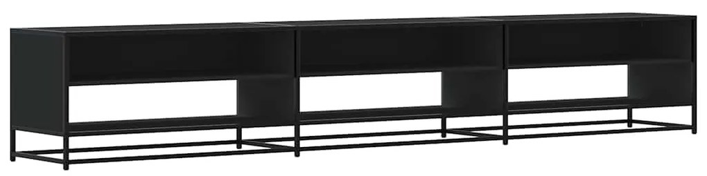 ντουλάπι τηλεόρασης vidaXL Μαύρο 270x40x46 cm Κατασκευασμένο ξύλο
