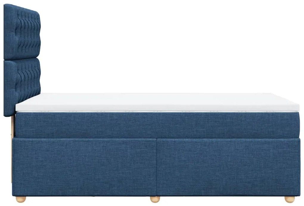 ΚΡΕΒΑΤΙ BOXSPRING ΜΕ ΣΤΡΩΜΑ ΜΠΛΕ 90X190 ΕΚ.ΥΦΑΣΜΑΤΙΝΟ 3291148