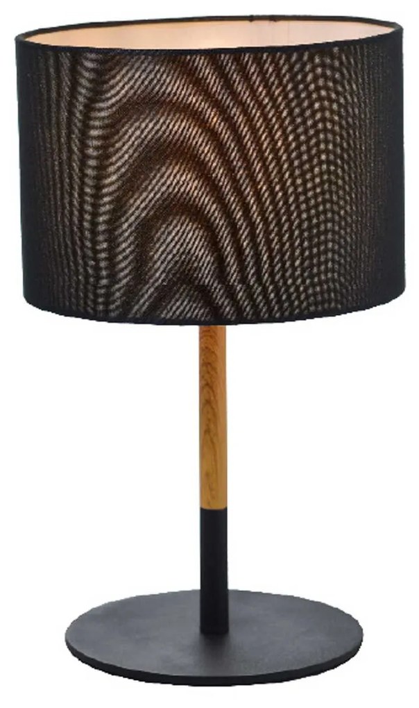 Φωτιστικό Επιτραπέζιο Textile &amp; Crystal OD6508TBK Black Metal, Fabric