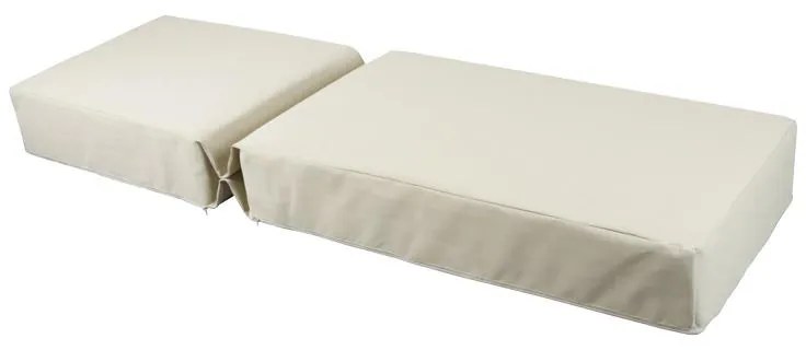 Μαξιλάρι Ξαπλώστρας Vertian Τextilene σε Μπέζ 194x58x20εκ. 194x58x20 εκ.