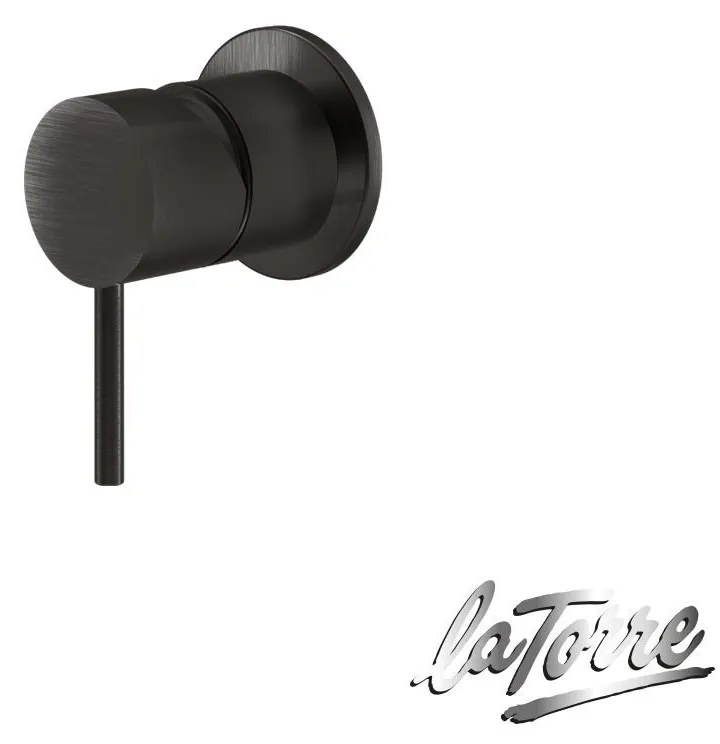 La Torre ELLE 316 Μίκτης εντοιχισμού 1 εξόδου INOX Black Brushed PVD