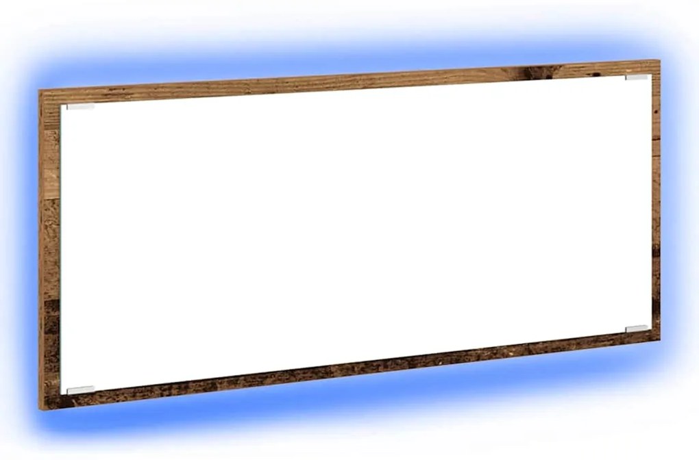 vidaXL Καθρέφτης Παλιό Ξύλο 90 x 8,5 x 37 εκ Επεξεργασμένο ξύλο