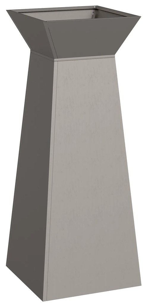 vidaXL Βάση φυτών Ανθεκτικό ατσάλι 40 x 40 x 101 εκ. Διακοσμητικά ένθετα