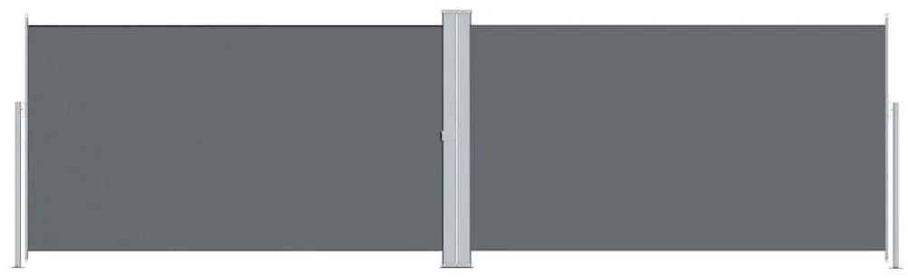 vidaXL Σκίαστρο Πλαϊνό Συρόμενο Ανθρακί 180 x 600 εκ.