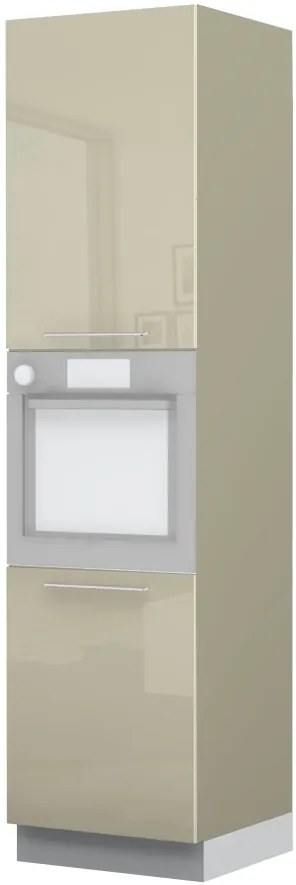 Επιδαπέδιο ντουλάπι φούρνου ψηλό Raval K23-60-2KR-Λευκό - Λευκό γυαλιστερό
