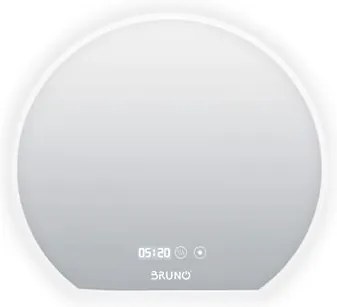 BRUNO καθρέφτης μπάνιου LED BRN-0202, ημικυκλικός, 24W, 73x80cm, IP67
