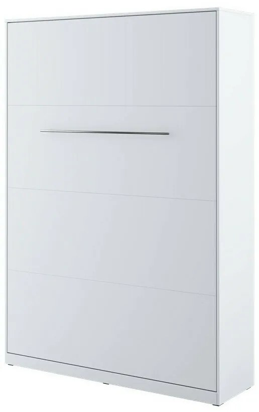 Κρεβάτι - ντουλάπα Concept Pro Lenart AH109, Διπλό, Άσπρο, 140x200, Πλαστικοποιημένη μοριοσανίδα, Τάβλες για Κρεβάτι, 155x237x217cm | Epipla1.gr