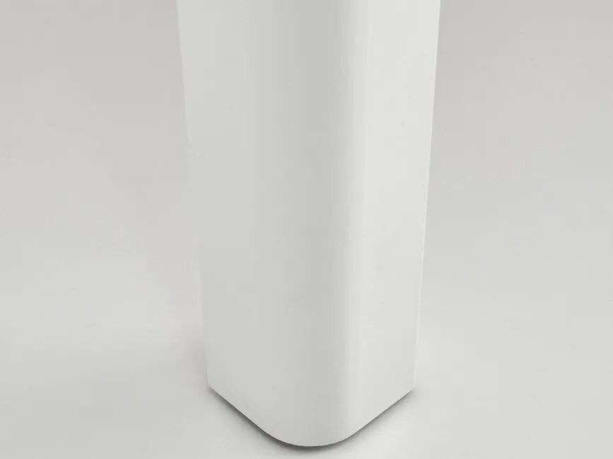 Τραπέζι Houston 961δρυς + Άσπρο Άσπρο, Craft δρυς, Άσπρο, 76cm, 29 kg, Επιμήκυνση, Ινοσανίδες μέσης πυκνότητας, Φυσικό ξύλο καπλαμά | Epipla1.gr