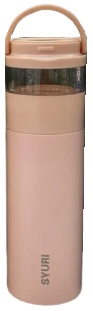 Φορητό παγούρι-θερμός ZF017 420ml Ροζ