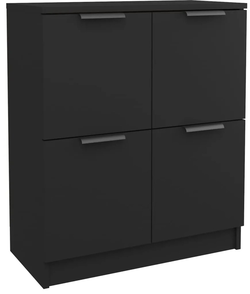 vidaXL Ντουλάπι Μαύρο 60 x 30 x 70 εκ. από Επεξεργασμένο Ξύλο