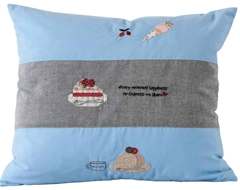 Μαξιλάρι Διακοσμητικό (Με Γέμιση) Pretty 181 Kentia 45X45 Cotton-Polyester