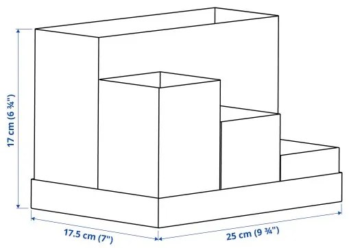 TJENA οργάνωση γραφείου, 18x17 cm 803.954.89