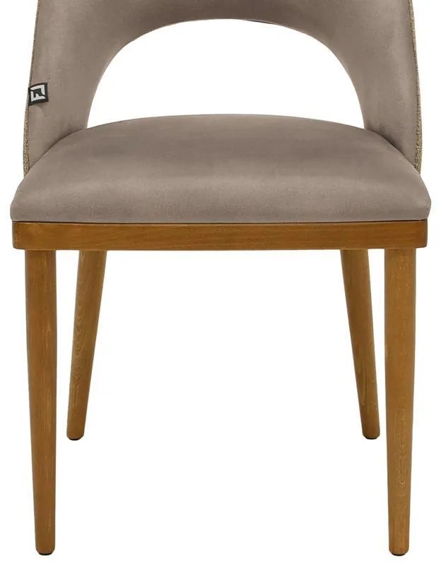 Καρέκλα τραπεζαρίας Castel Fylliana Mπεζ 50x56x93εκ. 2αδα 50x56x93 εκ.