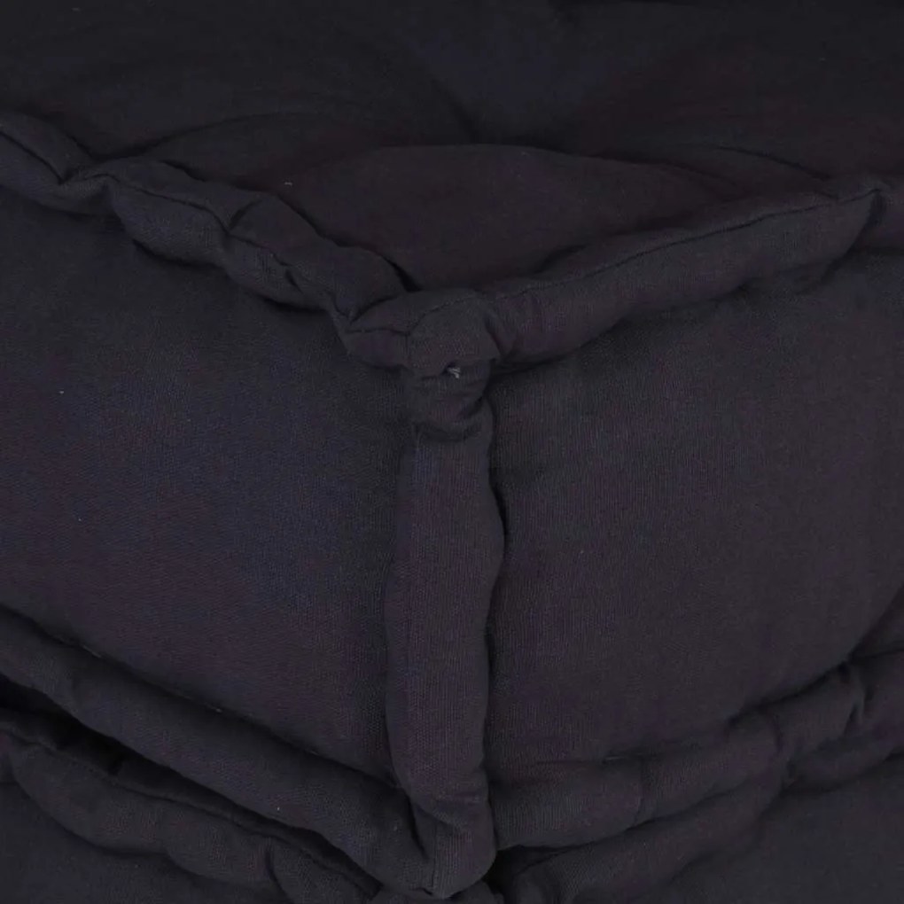 Modular Pouffe Anthracite 70x70x54 ύφασμα - Ανθρακί