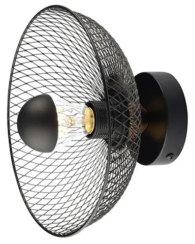 Απλίκα Τοίχου Aca Kobe HL45841W25B Black
