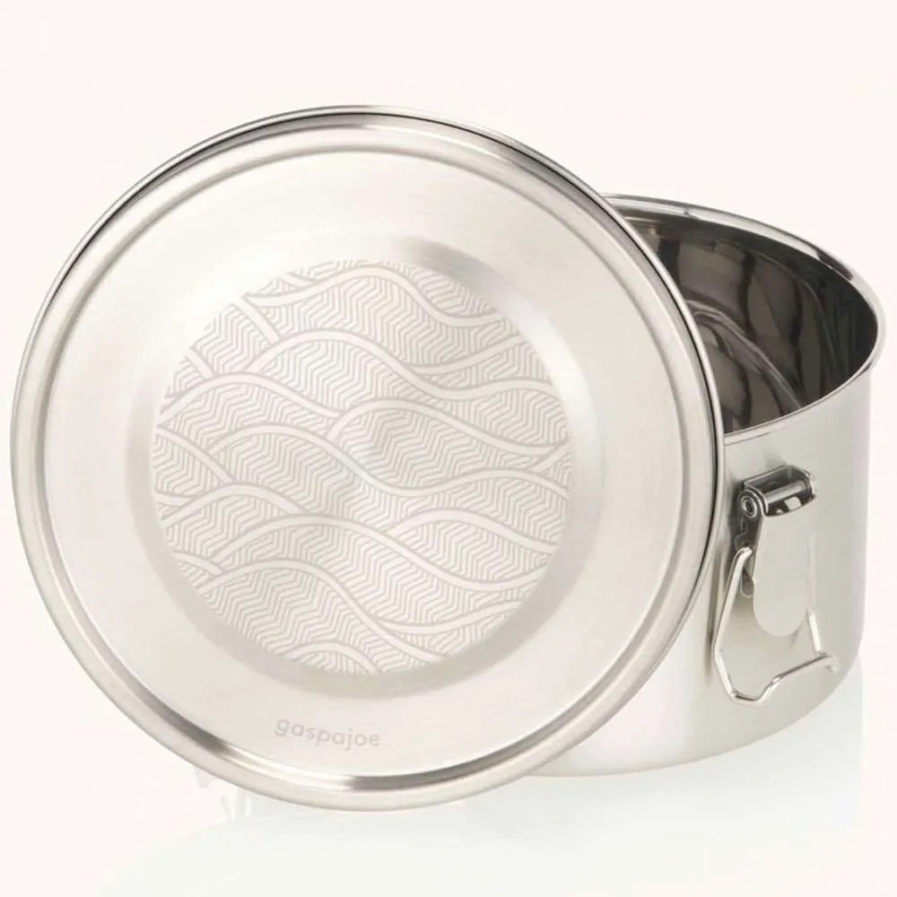 Δοχείο Φαγητού Drummy Waves GSJDL4 15,2x8,6cm 1,1lt Inox Gaspajoe Stainless Steel