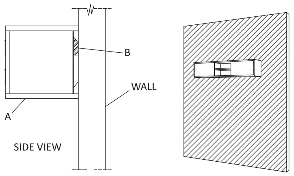 ΈΠΙΠΛΟ ΤΗΛΕΟΡΑΣΗΣ ΕΠΙΤΟΙΧΙΟ 135 X 30 X 30 ΑΠΟ ΜΑΣΙΦ ΞΥΛΟ TEAK 289085