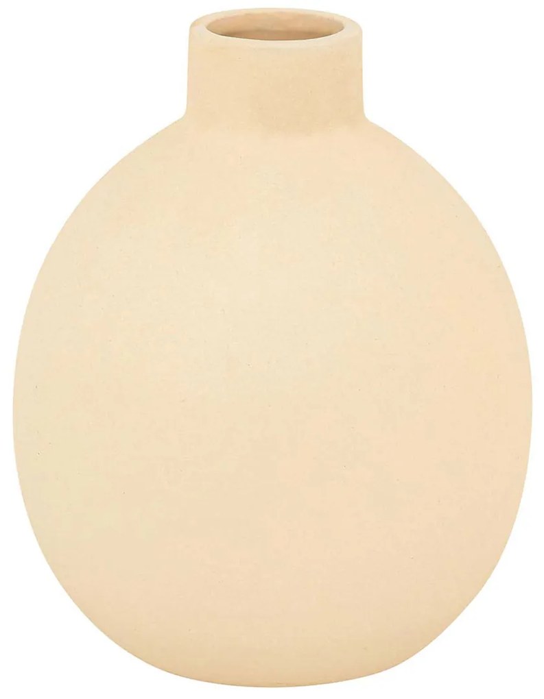 Διακοσμητικό Βάζο (Φ14.5x18) A-S Rily Beige 204294B