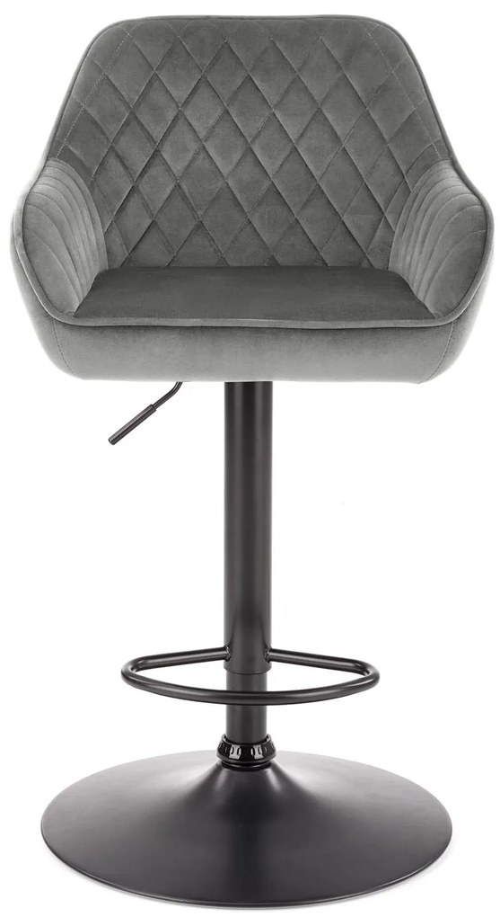 H103 bar stool grey DIOMMI V-CH-H/103-POPIELATY