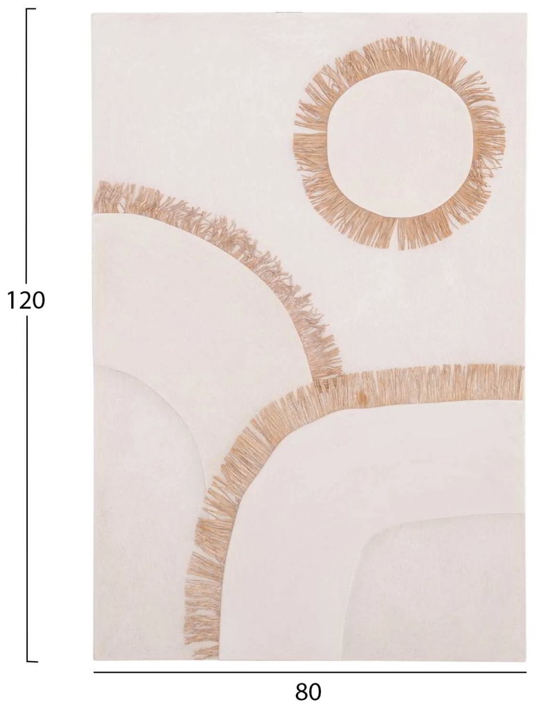 ΠΙΝΑΚΑΣ ΟΡΘΟΓΩΝΙΟΣ ΣΕΙΡΑ SANTORINI HM4531 MDF ΥΠΟΛΕΥΚΟ-ΔΙΑΚΟΣΜΗΣΗ ΜΠΕΖ 80x4,5(πάχος)x120Υεκ.