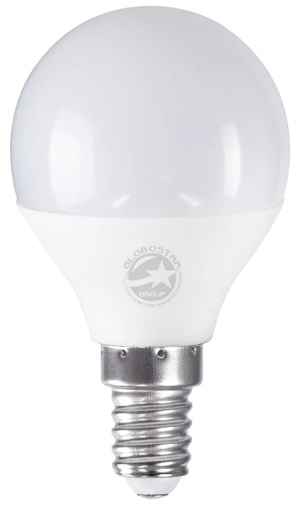 GloboStar® 60014 Λάμπα LED E14 G45 Γλομπάκι 4W 376lm 260° AC 220-240V IP20 Φ4.5 x Υ7.8cm Θερμό Λευκό 2700K - 3 Years Warranty