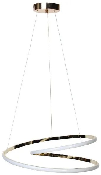 Κρεμαστό Φωτιστικό Οροφής Φ53 εκ. LED 55W 4000K χρυσό - GLOBOBOX C914/500 FGD-914-500-1-Χρυσό 914-500-1