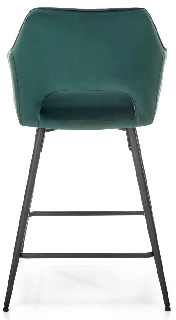 H107 bar stool, color: dark green DIOMMI V-CH-H/107-C.ZIELONY