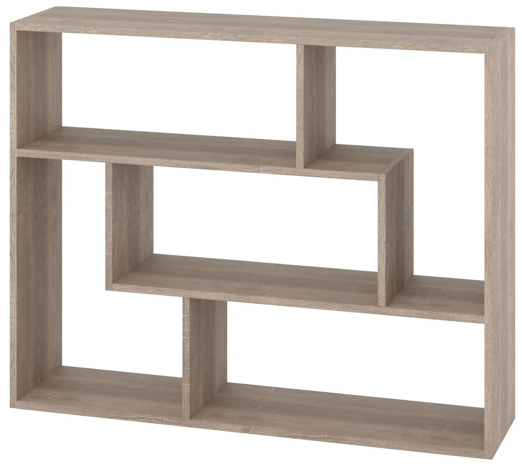 Ράφι Τοίχου POLKA-5 Σταχτί 103x25x81,4