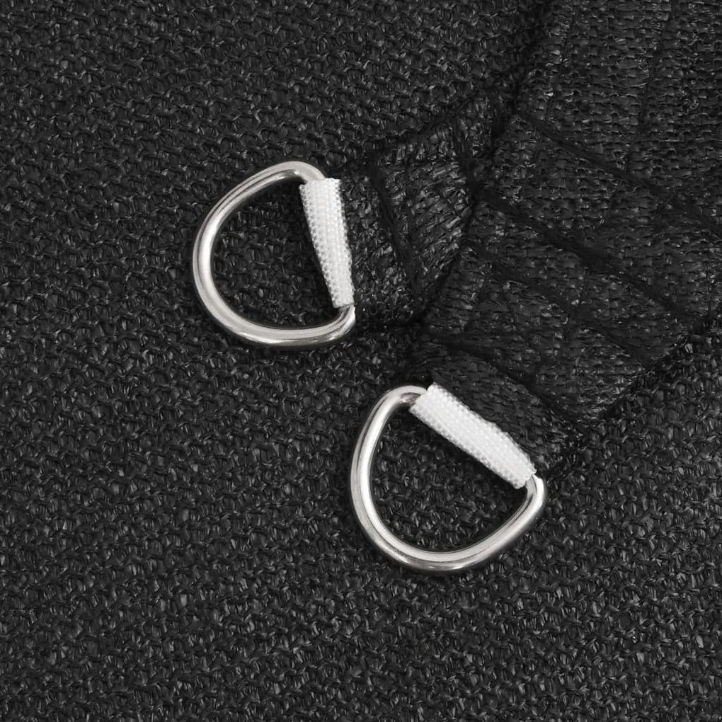 vidaXL Πανί Σκίασης Μαύρο 2 x 3 μ. από HDPE 160 γρ./μ²