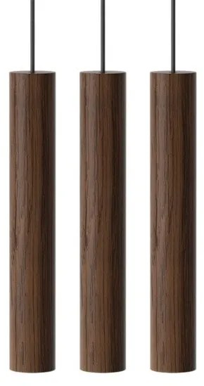Κρεμαστό Φωτιστικό Οροφής 3xLED 2W Δρύινο Chimes Cluster 3 Umage-2231-Καφέ 2231