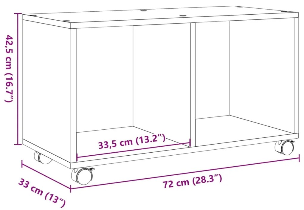 ΝΤΟΥΛΑΠΙ ΤΡΟΧΗΛΑΤΟ ΑΡΤΙΣΙΑΝΗ ΔΡΥΣ 72X33X42,5 ΕΚ. ΜΟΡΙΟΣΑΝΙΔΑ 853145