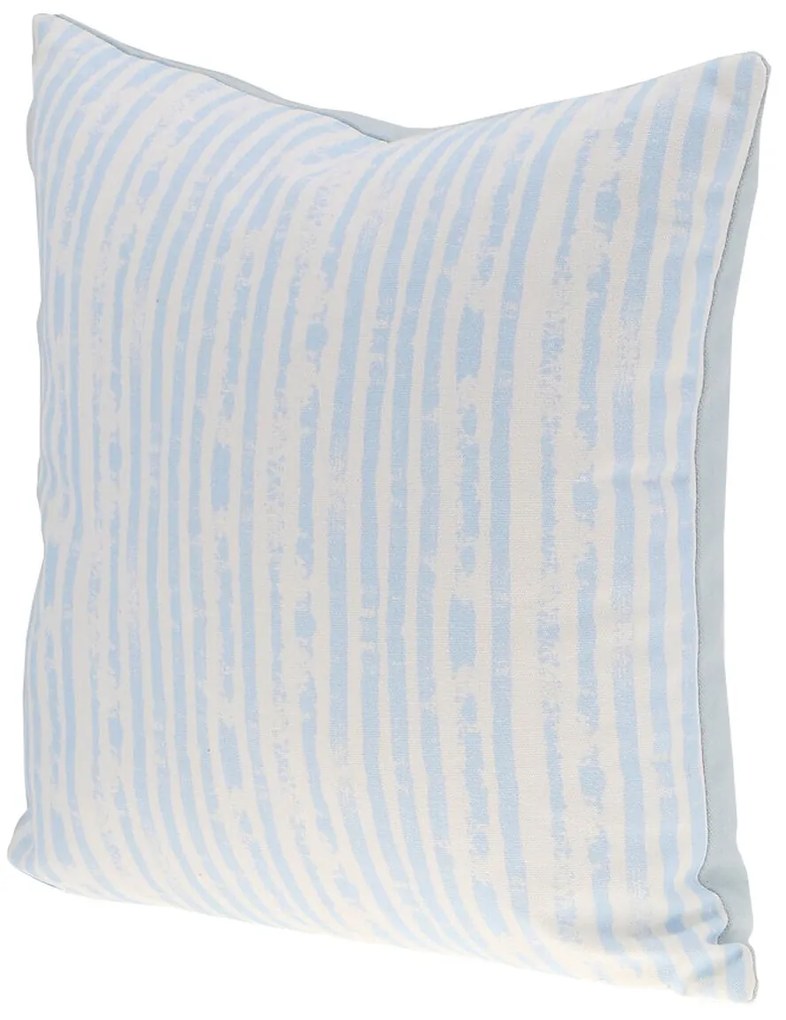 Μαξιλάρι DKD Home Decor Ρίγες Μπλε Λευκό 45 x 15 x 45 cm Μεσογείακός