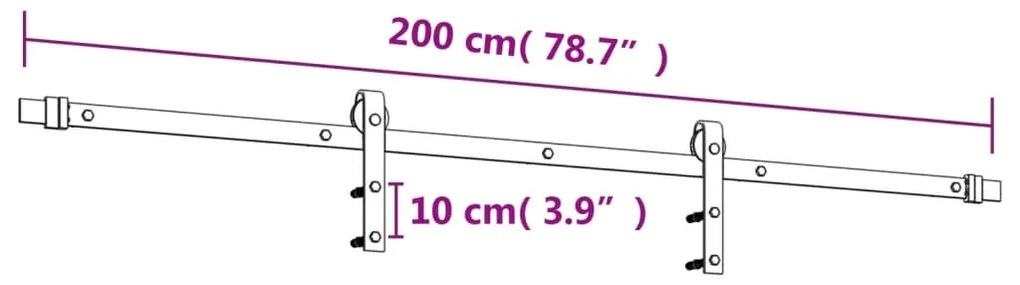 ΣΥΡΟΜΕΝΗ ΜΕΣΟΠΟΡΤΑ ΜΕ ΜΗΧΑΝΙΣΜΟ 100 X 210 ΕΚ. ΜΑΣΙΦ ΞΥΛΟ ΠΕΥΚΟΥ 3202997