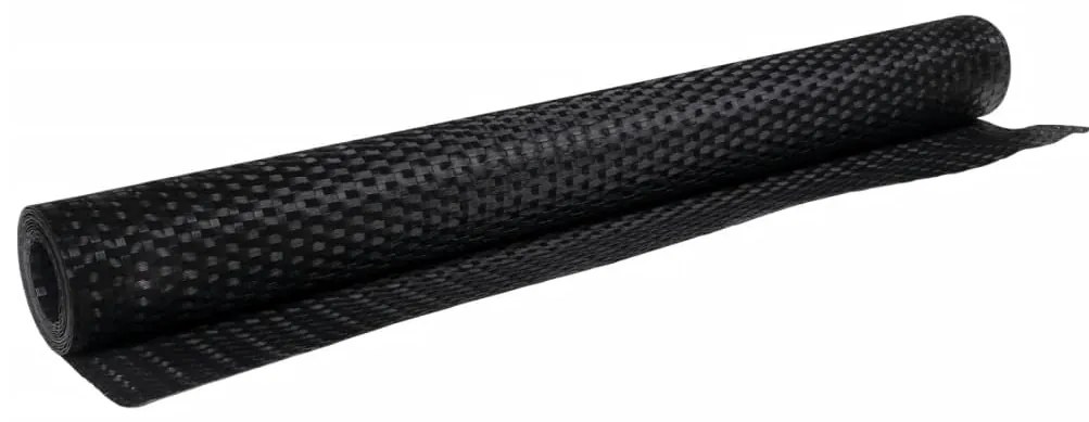 vidaXL Διαχωριστικό Βεράντας Μαύρο 400 x 90 εκ. από Συνθετικό Ρατάν