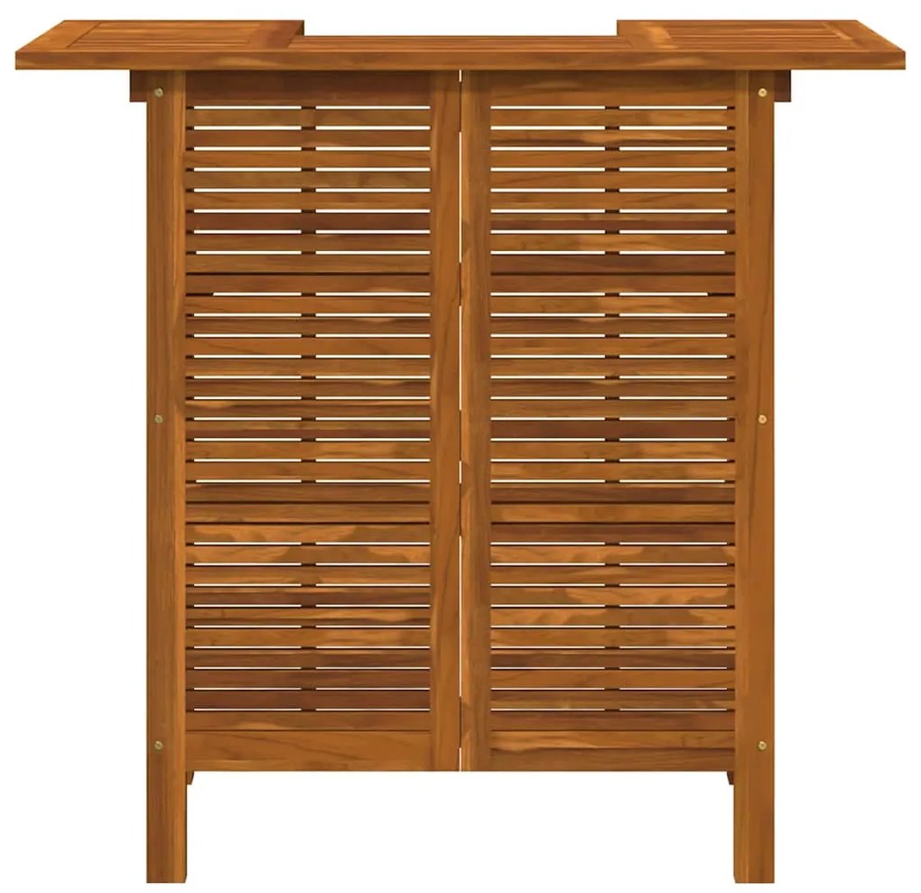 vidaXL Τραπέζι Μπαρ 110 x 50 x 105 εκ. από Μασίφ Ξύλο Ακακίας