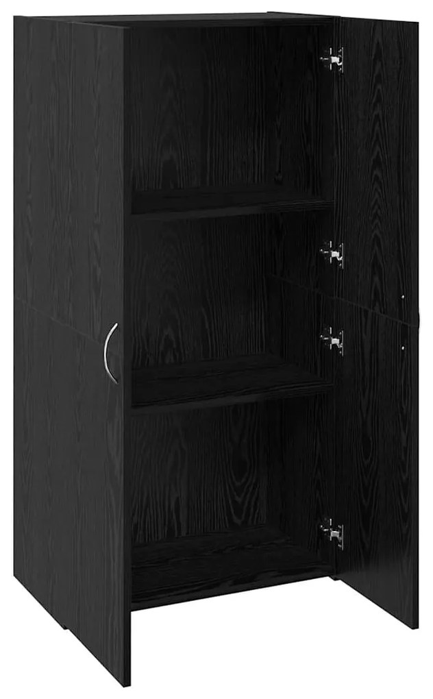 vidaXL Γραφείο Ντουλάπι Μαύρη δρυς 60 x 32 x 115 cm Επεξεργασμένο ξύλο