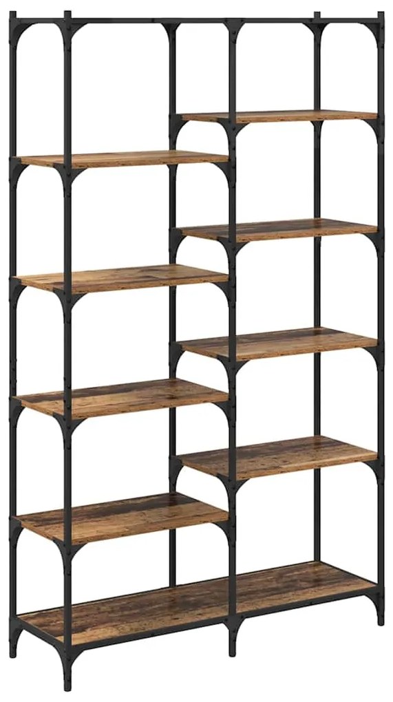 vidaXL Ράφι Βιβλίων Παλαιό ξύλο 100 x 32 x 170 εκ Επεξεργασμένο ξύλο