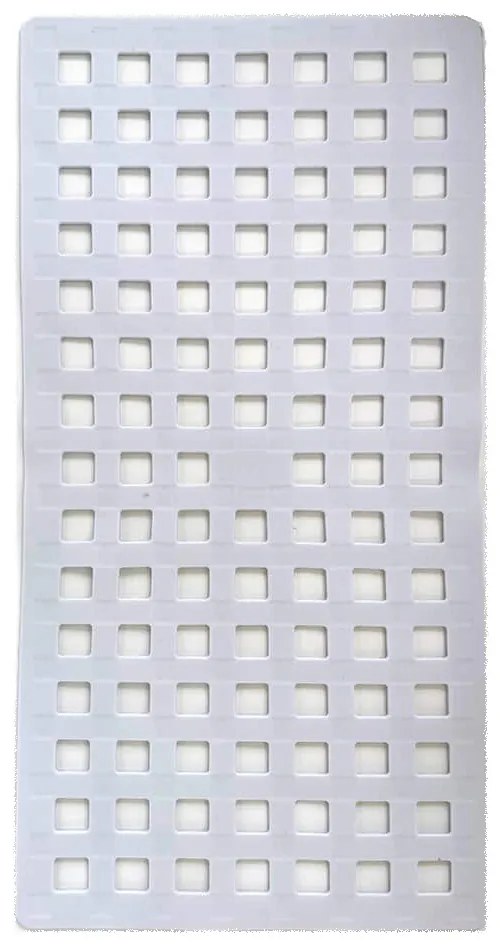Αντιολισθητικό Πατάκι Μπανιέρας (37x72) Octopus Square Λευκό