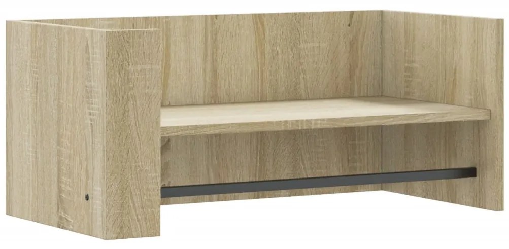 vidaXL Ράφι Τοίχου Sonoma Δρυς 70,5x35x30,5 εκ. από Επεξεργασμένο Ξύλο