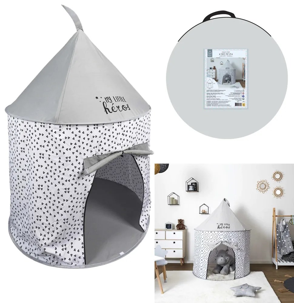 Παιδική Pop-Up Σκηνή Γκρι RG9225 Home Deco Kids