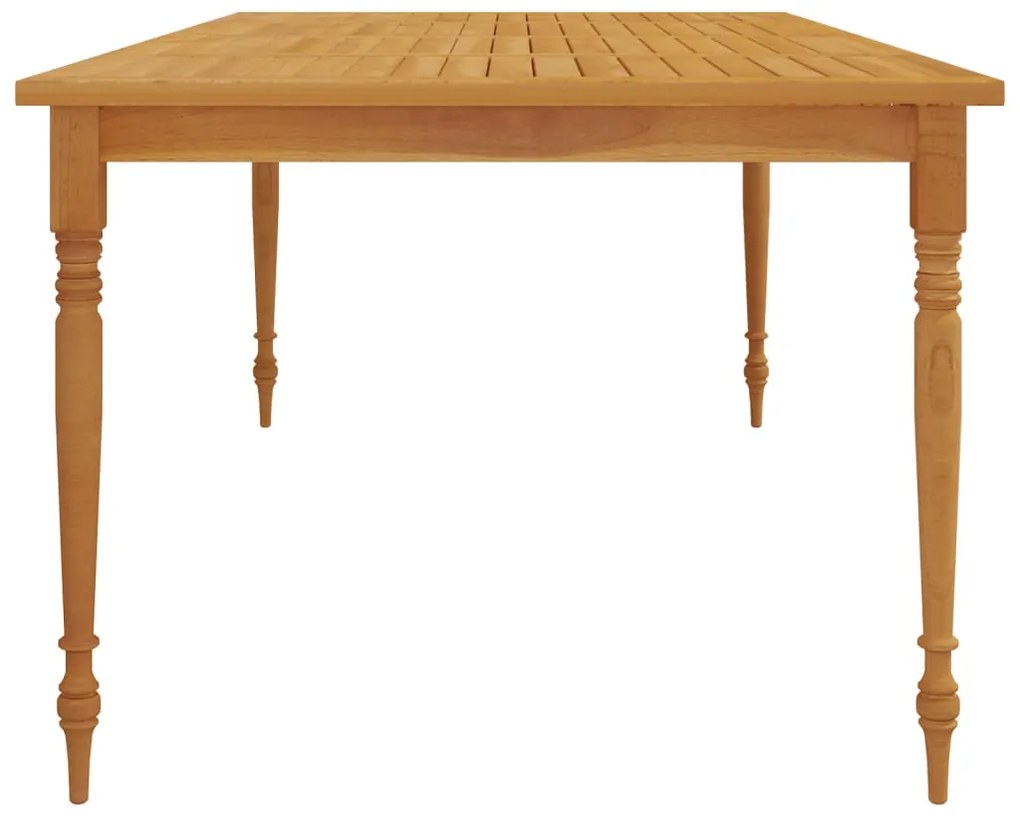 vidaXL Τραπέζι Batavia 200 x 100 x 75 εκ. από Μασίφ Ξύλο Teak