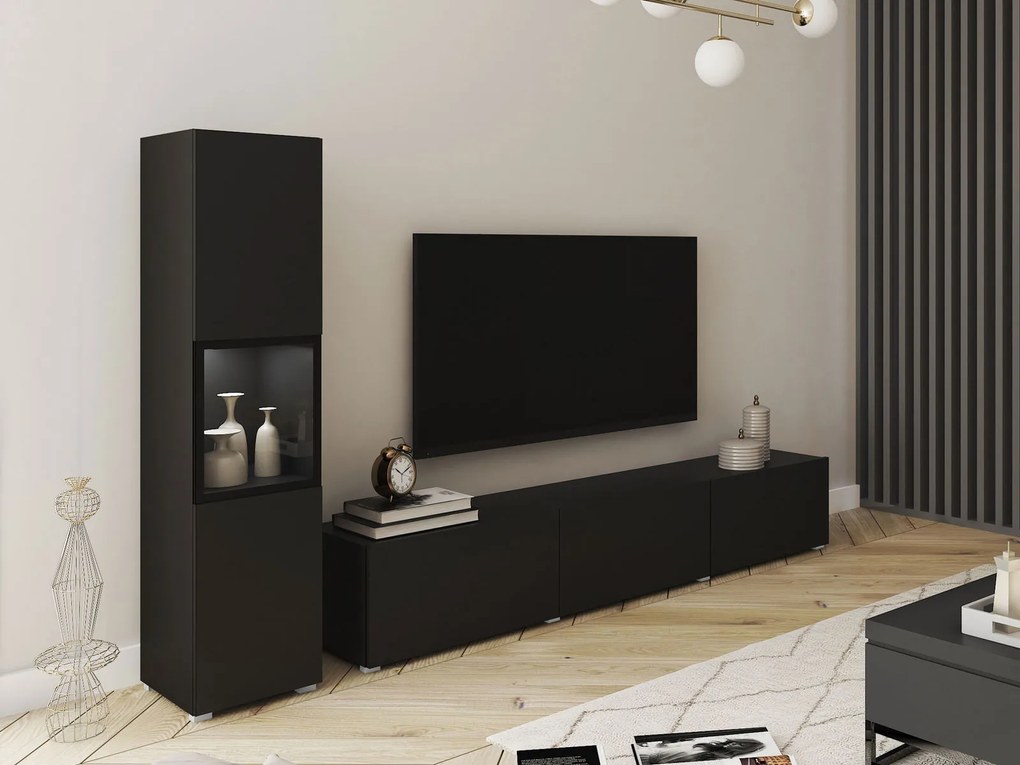 Σύνθεση σαλονιού Berlin I-Μαύρο