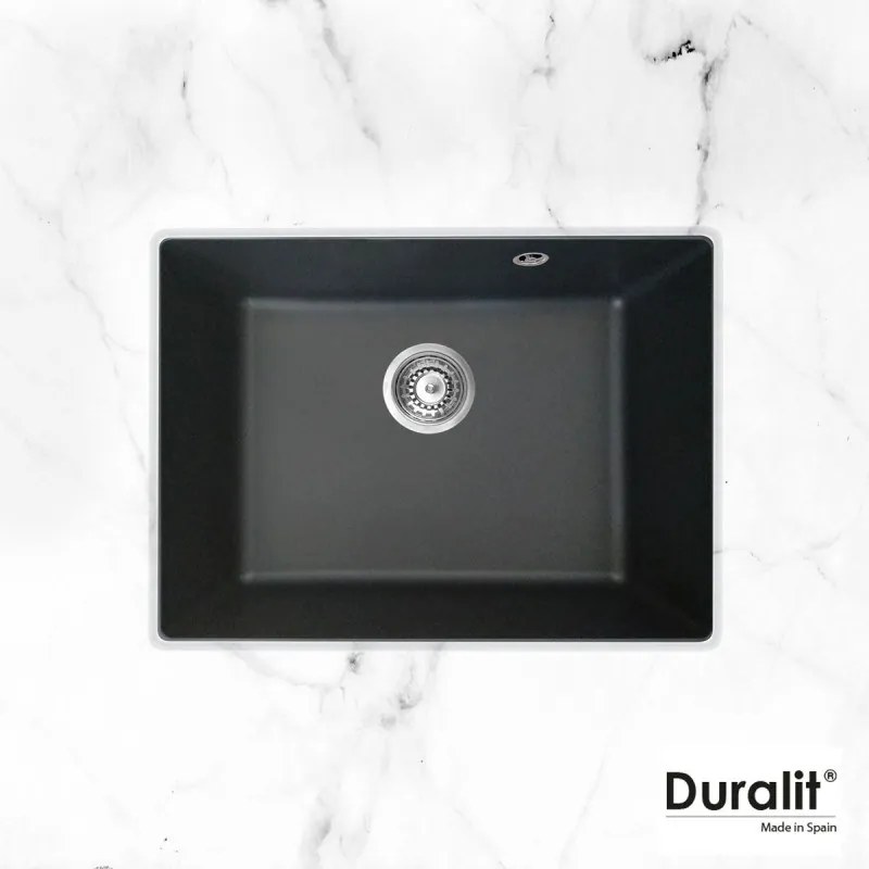 Duralit KZ060U Νεροχύτης Υποκαθήμενος Συνθετικός 60x50εκ Graphite