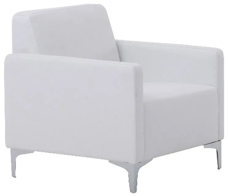 STYLE Πολυθρόνα Σαλονιού Καθιστικού, Pu Άσπρο  64x71x72cm Ε948,11